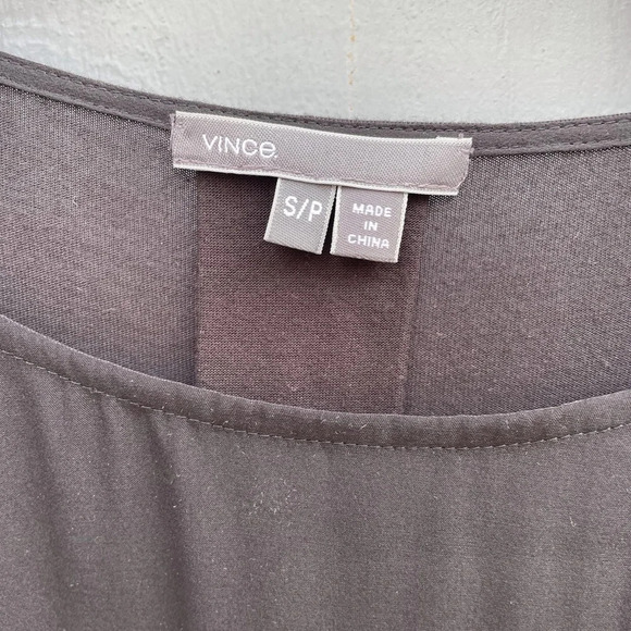 Vince Silk & Viscose Black Shift Dress, size Small - Picture 10 of 10